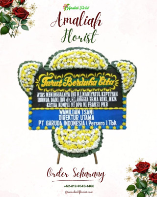 Papan Bunga Duka di Pondok Cabe Ilir