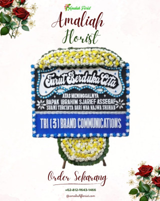 Papan Bunga Duka di Pondok Cabe Ilir