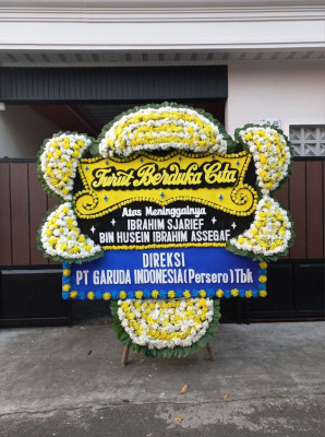 Papan Bunga Duka di Pondok Cabe Ilir